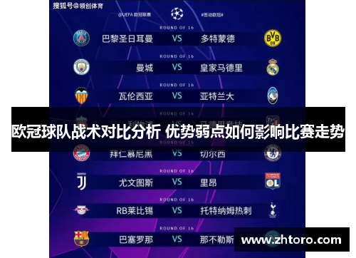 欧冠球队战术对比分析 优势弱点如何影响比赛走势